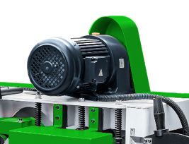EcoWood 412  Мощность станка  Каждый шпиндель станка имеет частоту вращения 8500 об/мин  Мощность каждого горизонтального шпинделя по 5,5 кВт, мощность привода обоих вертикальных шпинделей 5,5 кВт 